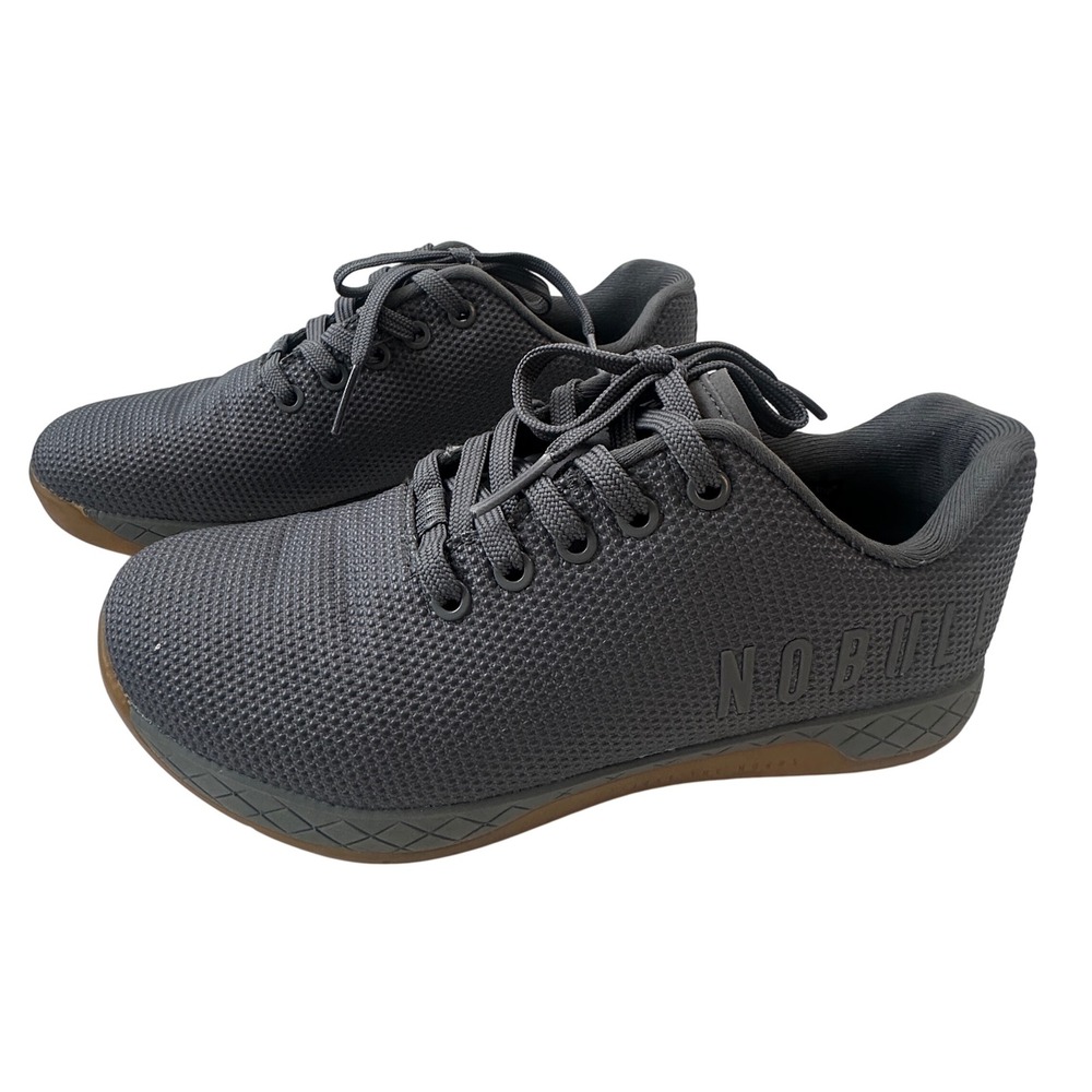 NOBULL Unisex Training Shoes SuperFabric Trainer Gray Gum CrossFit Men 6.5‎ W 8